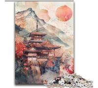 Puzzle per adulti del tempio giapponese 2000, ammazza il tempo durante le vacanze a casa Ogni pezzo è unico Gioco divertente e stimolante per tutta la famiglia (70x100cm)