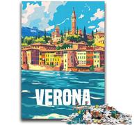 Puzzle per adulti della città di Verona, Italia, 1000 pezzi, giocattoli per l'intrattenimento della famiglia, ideali come regalo per tutta la famiglia, 2000 pezzi (70x100cm)