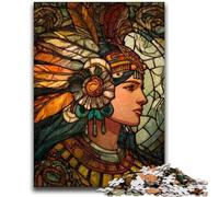 Puzzle per adulti della sacerdotessa Maya da 1000 pezzi, aiuta il cervello a esercitare i giocattoli avvincenti per coltivare la pazienza, decorazione perfetta 50x75cm