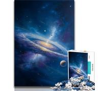 Puzzle per adulti della Via Lattea, Universo e Galassia, 1000 pezzi, difficili da completare ma divertenti e umoristici, con poster abbinato e foglio di quiz, 50x75cm