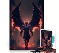Puzzle per adulti "Demone Alato" da 1000 pezzi,gioco di logica,taglio di precisione,bordi lisci,regalo perfetto per riunioni di famiglia (38x26cm)