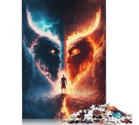 Puzzle per adulti "Demoni dell'Inferno" da 1000 pezzi, gioco fai da te, puzzle per adulti per donne, per bambini adulti, regalo di Natale da 1000 pezzi (75x50 cm)