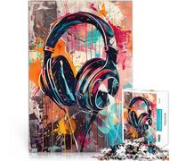 Puzzle per adulti di 1.000 pezzi pittura su casco gioco di riflessione famiglia anti-stress sfida difficile per adolescenti dai 14 anni e oltre 26x38cm