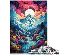Puzzle per adulti di 1000 pezzi Bellissimi paesaggi Gioco di riflessione Anti-Stress Vacanze a Casa uccidere Il Tempo per Adolescenti di 14 Anni e Oltre 26x38cm
