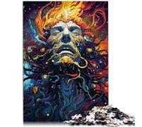 Puzzle per adulti di 1000 pezzi Dio dell'universo Puzzle interessanti per la riduzione dello Stress Un'opera d'arte per adolescenti dai 14 anni e oltre 26x38cm