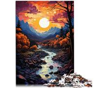 Puzzle per adulti di 1000 pezzi Splendidi paesaggi fantastici Gioco di riflessione 26x38cm Gioco stimolante e gioco familiare per adolescenti dai 14 anni e oltre