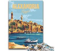 Puzzle per adulti di Alessandria d'Egitto, 1000 pezzi, difficili, impegnativi, ideali come regalo per tutta la famiglia, 1000 pezzi (50x75cm)