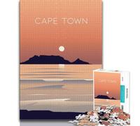 Puzzle per adulti di Città del Capo, Sud Africa, 1000 pezzi, gioco stimolante e gioco per famiglie, ideale come regalo per tutta la famiglia, 38x26cm