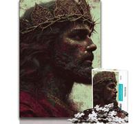 Puzzle per adulti di Gesù da 1000 pezzi, aiuta il cervello a esercitare i giocattoli avvincenti per coltivare la pazienza, gioco di sfida unico 75x50cm
