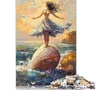 Puzzle per adulti di ispirazione impressionista "Nascita di Venere", puzzle per adulti, gioco educativo, giocattolo sfida, 38 x 26 cm, 1000 pezzi