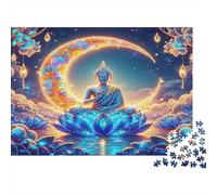 Puzzle per Adulti di Statua del Buddha da 1000 Pezzi | Rompicapo Impossibile, Difficile e Stimolante - Buddha, Gesù, Libro - Gioco Educativo Antistress 70x50cm