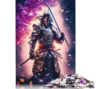 Puzzle per adulti "Difendere i samurai giapponesi" da 520 pezzi, divertenti rompicapo per bambini dai 12 anni in su, 520 pezzi (52x38 cm)