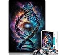 Puzzle per adulti DNA umano nello spazio Puzzle da 1000 pezzi per adolescenti, giochi educativi Decorazione per la casa Offerta come regalo per tutta la famiglia (50x75cm)
