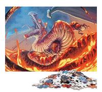 Puzzle per adulti Drago di lava 500 pezzi Puzzle per adulti Puzzle in legno per adulti e dai 18 anni in su Giocattoli educativi 500 pezzi (52x38 cm)