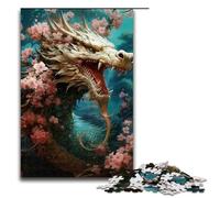 Puzzle per adulti Drago giapponese Ciliegia 19 1000 pezzi Puzzle in legno per bambini dai 12 anni in su Giocattoli educativi 1000 pezzi