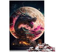 puzzle per adulti Drago giapponese Puzzle da 1000 pezzi adatto per adulti Puzzle di cartone Decorazione domestica Puzzle Dimensioni: 26x38 cm