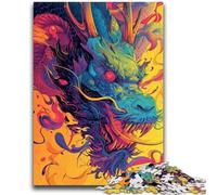 Puzzle per adulti Drago misterioso per età 14+ Difficili da completare ma divertenti e umoristici Ottimi regali e giocattoli 26x38cm