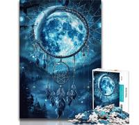 Puzzle per adulti Dream Catcher 1000 pezzi, gioco per famiglie, antistress, sfida difficile, regali di Babbo Natale segreto (38x26cm)