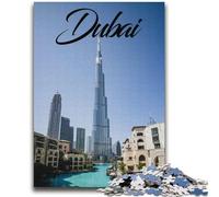 Puzzle per adulti Dubai 2000 pezzi, arte interessante, riduzione dello stress, lista dei desideri con Babbo Natale per età 14 anni 2000 pezzi (70x100cm)