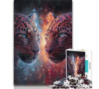 Puzzle per adulti Due leopardi Puzzle da 1000 pezzi per adolescenti Regali giocattoli Giochi educativi Antistress Migliora l'amore tra coppie (50x75cm)