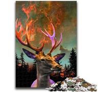 Puzzle per adulti e adolescenti, 1000 pezzi, antistress, sfida difficile, ideale come regalo per tutta la famiglia, 26x38cm