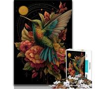 Puzzle per adulti e adolescenti, 1000 pezzi, colibrì, aiuta il cervello a esercitare i giocattoli che creano dipendenza e coltivano la pazienza, decorazione perfetta (75x50cm)