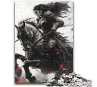 Puzzle per adulti e adolescenti, 1000 pezzi, guerriera, puzzle per adulti, impegnativo e difficile, ideale come regalo per tutta la famiglia (50x75cm)