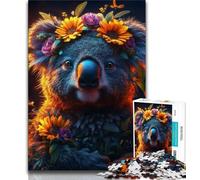 Puzzle per adulti e adolescenti, 1000 pezzi, Koala sorridente, aiuta il cervello a esercitare i giocattoli che creano dipendenza e coltivano la pazienza, decorazione perfetta (75x50cm)