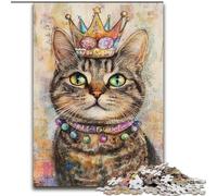 Puzzle per adulti e adolescenti,1000 pezzi,motivo: "Happy Birthday Cat",giocattoli per l'intrattenimento della famiglia,ideali come regali per tutta la famiglia dai 14 anni in su (dimensioni 26x38cm)