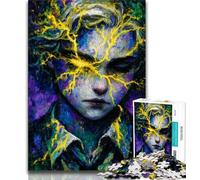 Puzzle per adulti e adolescenti 1000 pezzi Ragazzo misterioso, divertenti giochi per famiglie, ideali come regali per tutta la famiglia dai 14 anni in su, 38x26cm