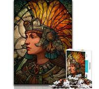 Puzzle per adulti e adolescenti, 1000 pezzi, Sacerdotessa Maya, aiuta il cervello a esercitare i giocattoli che creano dipendenza per coltivare la pazienza, decorazione perfetta (38x26cm)