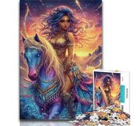 Puzzle per adulti e adolescenti, 1000 pezzi, splendida ragazza anime, ideale come regalo per tutta la famiglia, adatto per bambini di età compresa tra 7 e 14 anni (dimensioni 75x50cm)