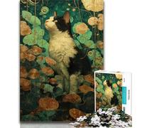 Puzzle per adulti e adolescenti, arte dei gatti, attività divertenti da fare a casa, ideali come regali per tutta la famiglia dai 14 anni in su, 38x26cm