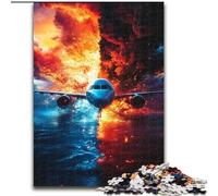 Puzzle per adulti e adolescenti, auto sportiva di ghiaccio e fuoco, adatti a persone dai 14 anni in su, giochi educativi, regali di Babbo Natale segreto (dimensioni 26x38cm)