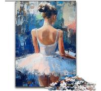 Puzzle per adulti e adolescenti Ballerina di danza classica, rompicapo per decorazioni murali, regali unici per compleanno e Natale per bambini dai 14 anni (dimensioni 26x38cm)