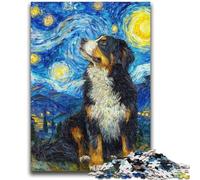 Puzzle per adulti e adolescenti con cani nel cielo notturno, 2000 pezzi, giocattoli, giochi educativi, antistress, lista dei desideri con Babbo Natale (70X100cm)