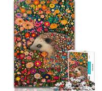 Puzzle per adulti e adolescenti con ricci, gioco stimolante e gioco educativo per famiglie, per compleanni e Natale (75x50cm)