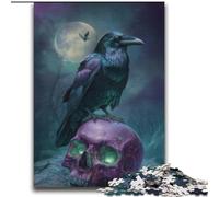 Puzzle per adulti e adolescenti Corvi e scheletri per gioco educativo Sfida Collezione di artisti di giocattoli, Belle arti 70x100cm