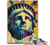 Puzzle per adulti e adolescenti da 1000 pezzi Statua della Libertà, sfida difficile e antistress, ideale come regalo per tutta la famiglia, 26x38cm