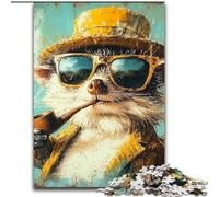 Puzzle per adulti e adolescenti Detective Mongoose, giocattoli per l'intrattenimento della famiglia, ideali come regali per tutta la famiglia dai 14 anni in su (dimensioni 26x38cm)