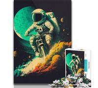 Puzzle per adulti e adolescenti Divertenti puzzle di astronauti e motori per adulti gioco stimolante per tutti per donne regali per uomini 38x26cm