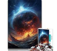 Puzzle per adulti e adolescenti fantastici puzzle con paesaggi artistici per adulti con poster abbinato e foglio di quiz per bambini dai 14 anni in su 75x50cm