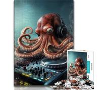 Puzzle per adulti e adolescenti Fantasy Octopus 1000 pezzi, gioco stimolante, ideale come regalo per tutta la famiglia (dimensioni 75x50cm)