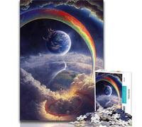 Puzzle per adulti e adolescenti Fantasy Rainbow 1000 pezzi per adulti giochi divertenti Ogni pezzo è unico Gioco divertente e stimolante per tutta la famiglia 38x26cm