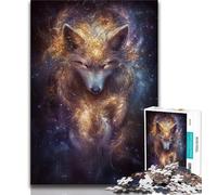 Puzzle per adulti e adolescenti Fantasy Wolf, gioco educativo per famiglie, decorazione da parete, regali unici per compleanno e Natale (38x26cm)