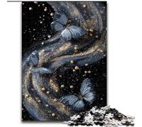Puzzle per adulti e adolescenti, farfalla blu bellissima, per 14+ anni, gioco impegnativo come regalo per tutta la famiglia e gli amici (dimensioni 26x38cm)