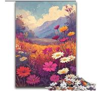 Puzzle per adulti e adolescenti Fiori di campo estivi per gioco educativo Sfida giocattolo Collezione di artisti, Belle arti 70x100cm
