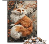 Puzzle per adulti e adolescenti Fox Art, giocattoli educativi per l'apprendimento, giochi per famiglie, regali e compleanni unici (dimensioni 50x75cm)