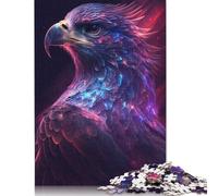 Puzzle per adulti e adolescenti Galaxy Eagle Hawk Bird Puzzle in legno per adulti e adolescenti Giocattoli per l'intrattenimento della famiglia 1000 pezzi (75x50 cm)