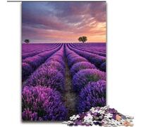 Puzzle per adulti e adolescenti Giardino di lavanda, adatto a persone dai 14 anni in su Giochi educativi Regali di Babbo Natale segreto (dimensioni 26x38cm)